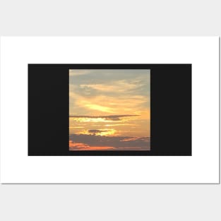 Sunset sky Posters and Art